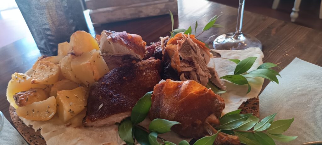 Cochinillo asado Cochinillo asado del restaurante Sa Mesa en Alghero