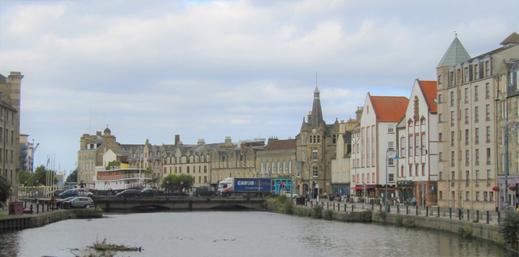 Barrio de Leith Barrio de Leith, Edimburgo.