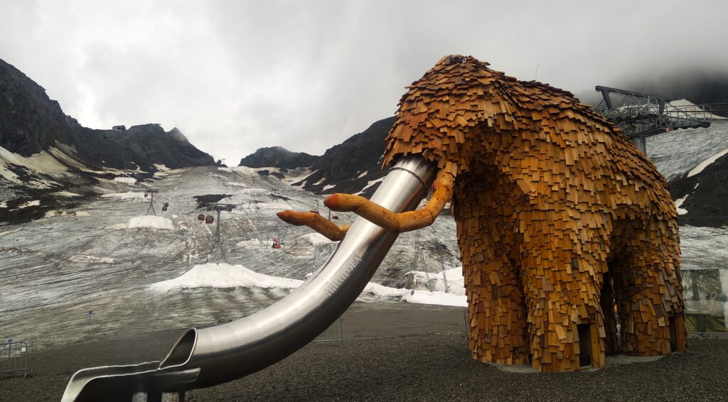 Glaciar de Stubai desde la Bergstation