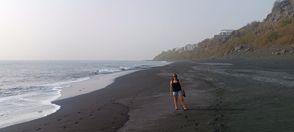 Playa de Fonte Bila en Sao Filipe