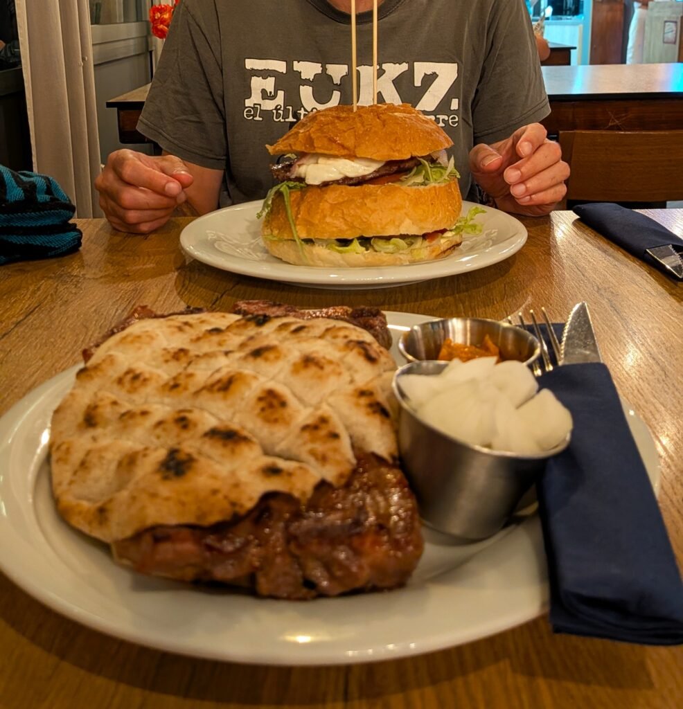Hamburguesa del Planet Grill